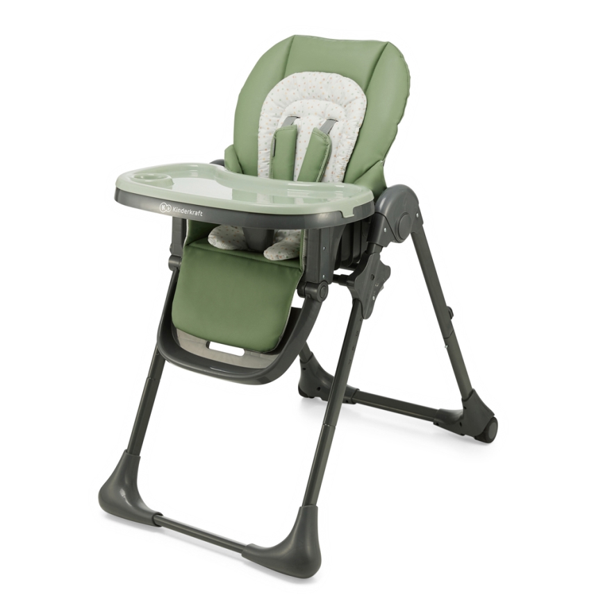 KINDERKRAFT - Silla de comedor para niños TUMMIE Verde