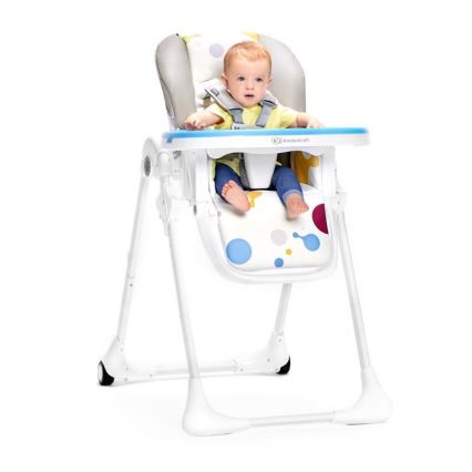 KINDERKRAFT - Silla de comedor para niños YUMMY beige/blanco