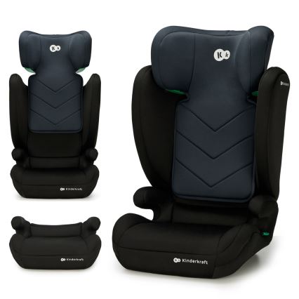 KINDERKRAFT - Silla para coche I-SPARK i-Tamaño (100-150 cm) negro