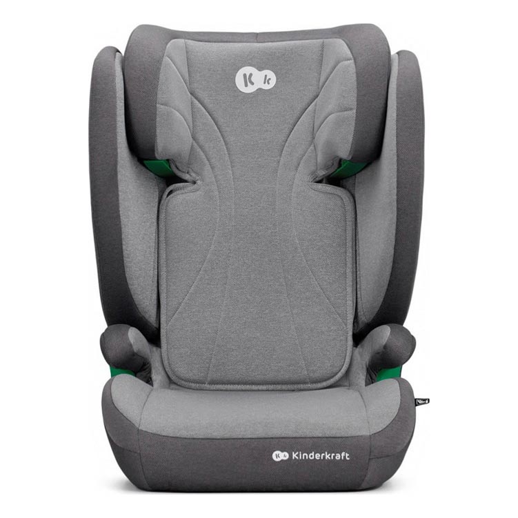 KINDERKRAFT - Silla para coche JUNIOR FIX 2 (100-150 cm) Cohete gris