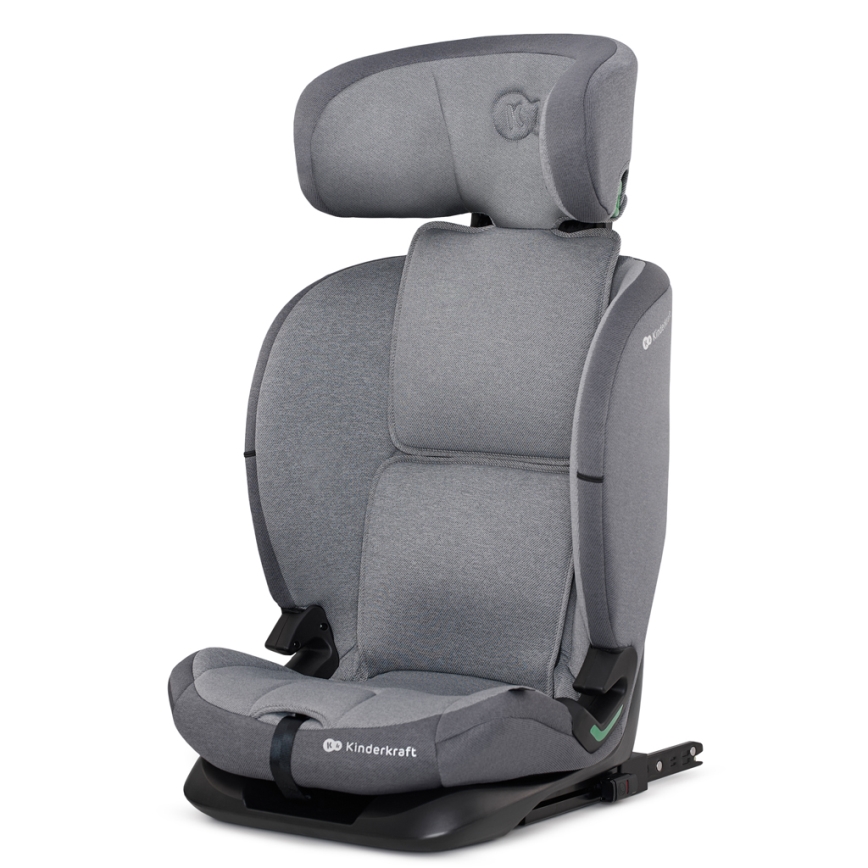 KINDERKRAFT - Silla para coche ONETO 3 i-Tamaño (76-150 cm) + Isofix Cool gris