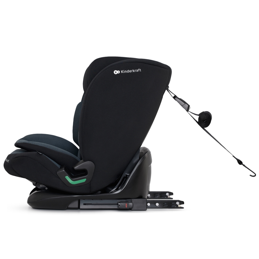 KINDERKRAFT - Silla para coche ONETO 3 i-Tamaño (76-150 cm) + Isofix Graphite negro