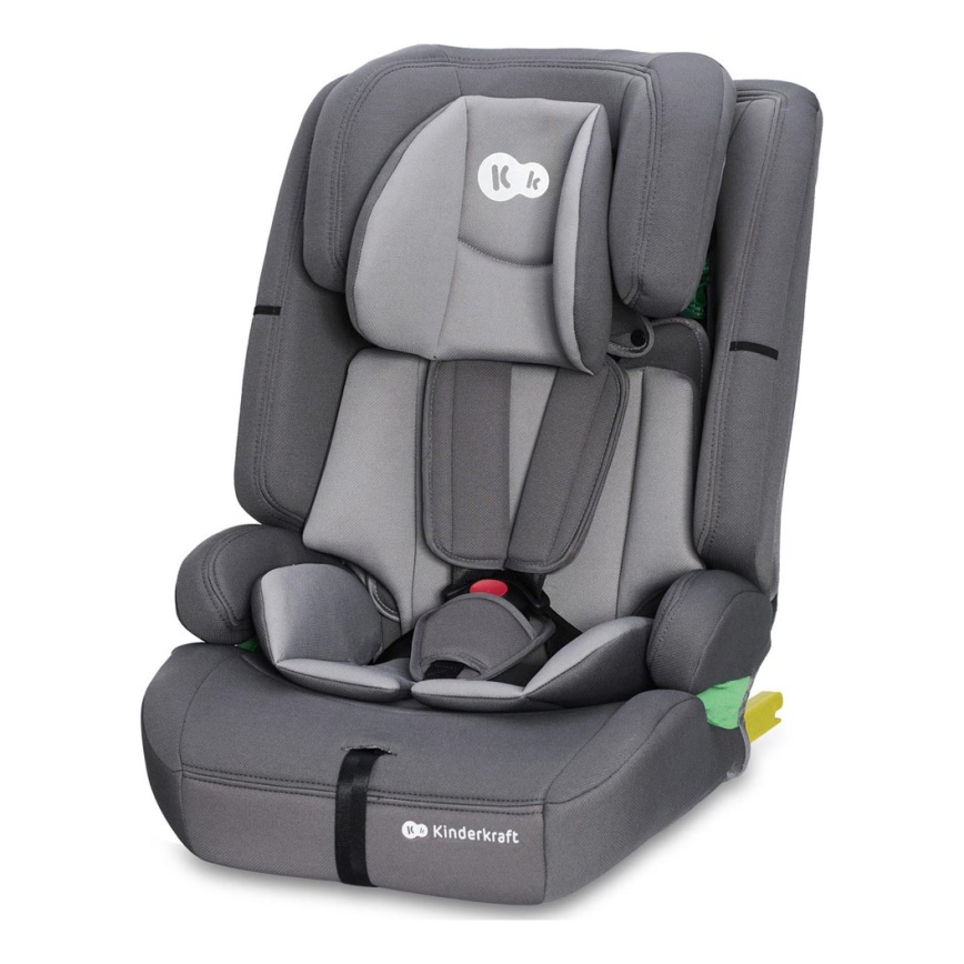 KINDERKRAFT - Silla para coche SAFETY FIX 2 i-Tamaño (76-150 cm) gris