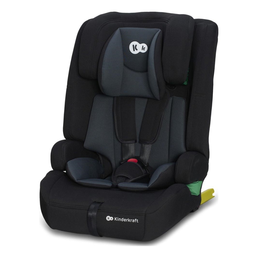 KINDERKRAFT - Silla para coche SAFETY FIX 2 i-Tamaño (76-150 cm) negro