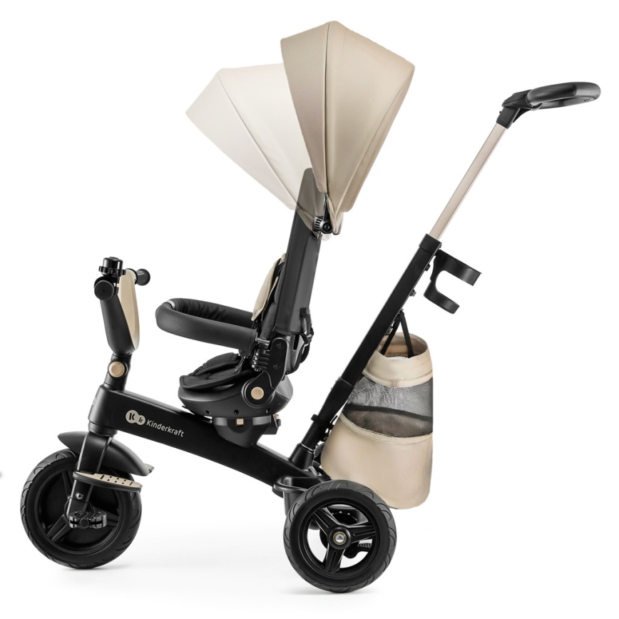 KINDERKRAFT - Triciclo infantil 5 en 1 EASYTWIST beige