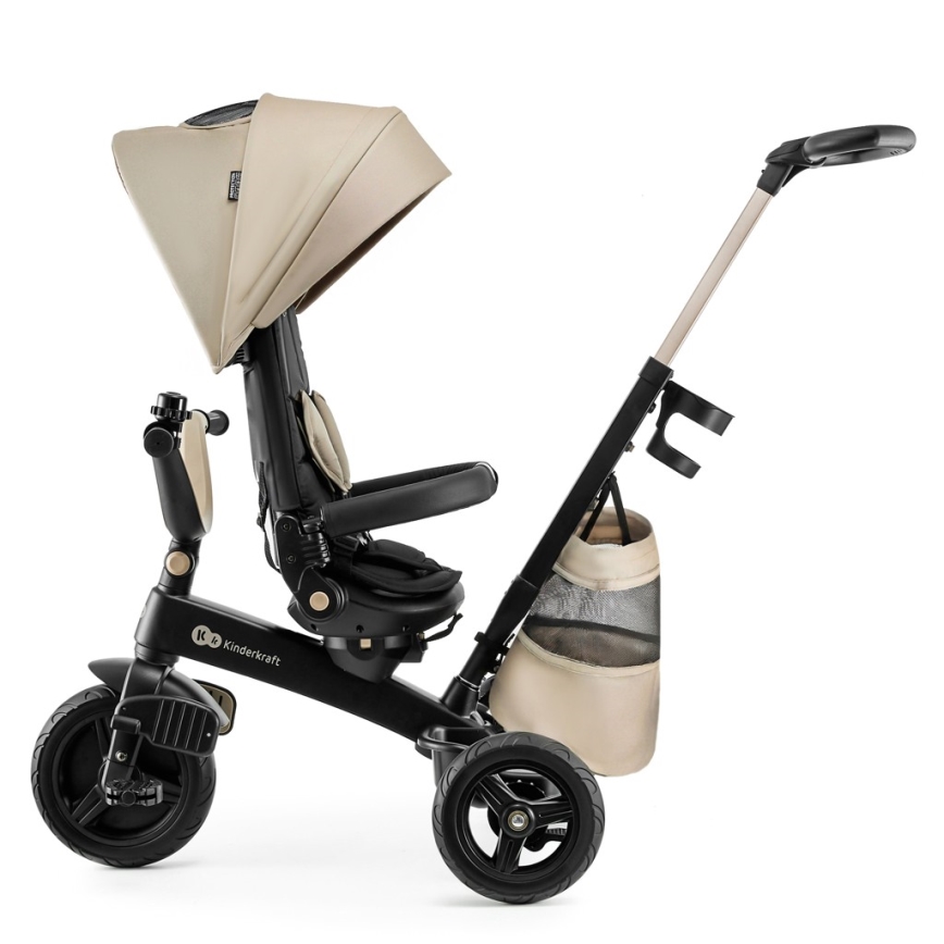 KINDERKRAFT - Triciclo infantil 5 en 1 EASYTWIST beige