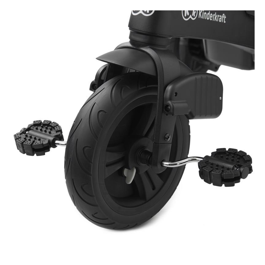 KINDERKRAFT - Triciclo infantil 5v1 EASYTWIST gris/negro