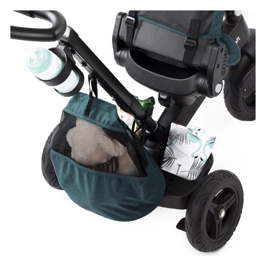 KINDERKRAFT - Triciclo infantil 5v1 EASYTWIST verde/negro