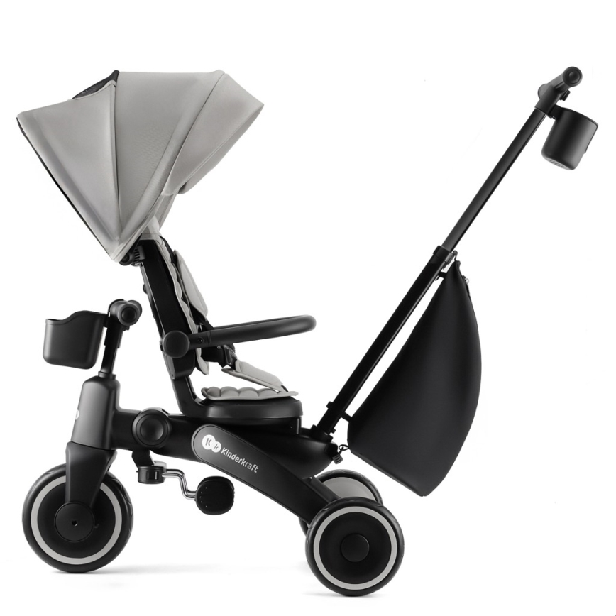 KINDERKRAFT - Triciclo infantil JAZZ 2 gris