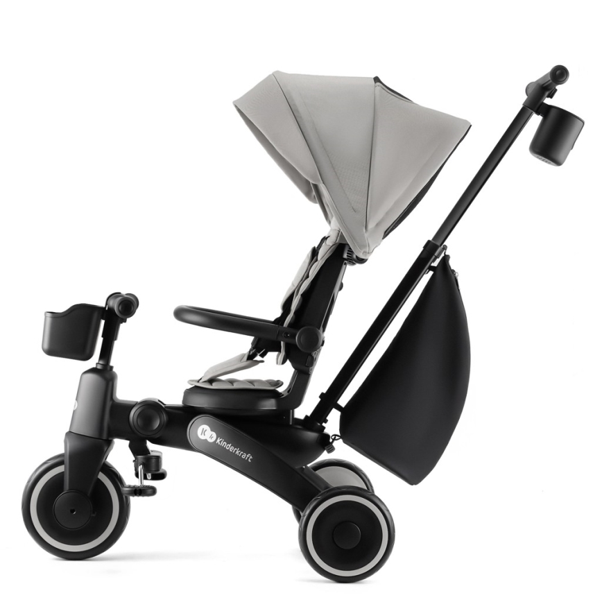 KINDERKRAFT - Triciclo infantil JAZZ 2 gris