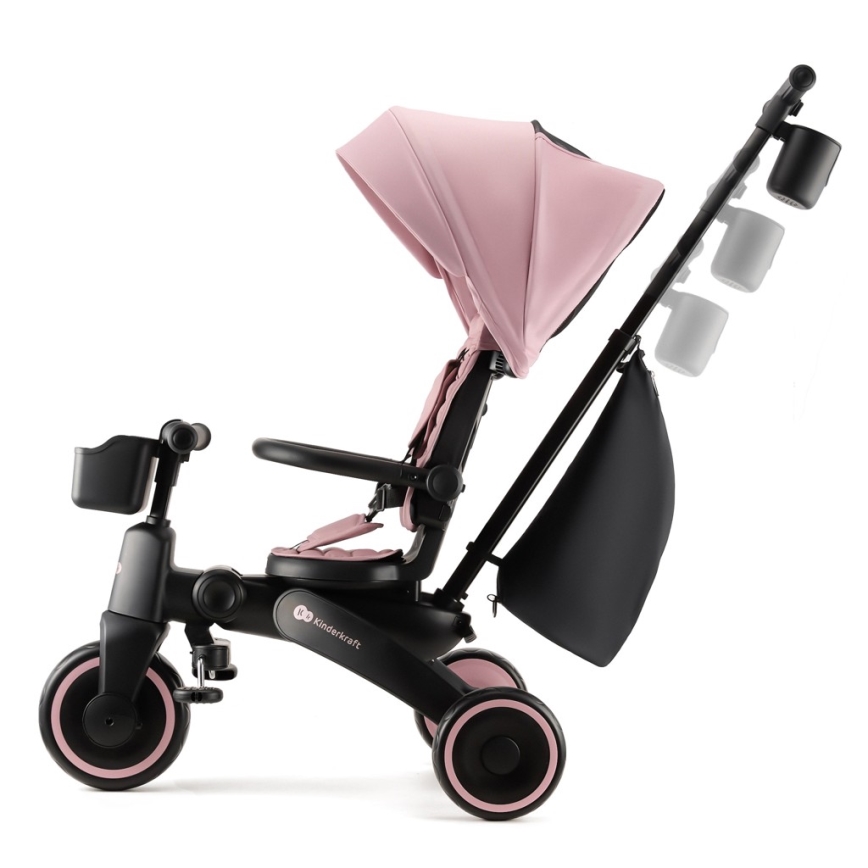 KINDERKRAFT - Triciclo infantil JAZZ 2 rosa