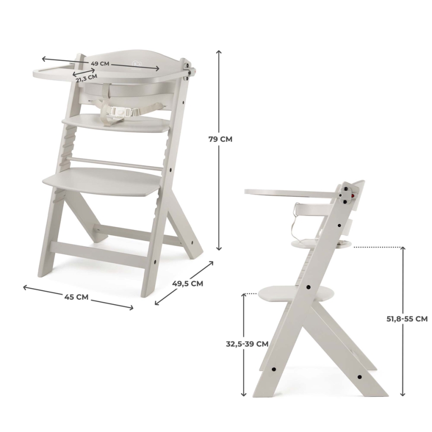 KINDERKRAFT - Trona infantil ENOCK beige