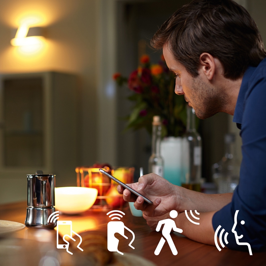 Kit básico Philips HUE STARTER KIT 3xE27/9W + dispositivos de interconexión