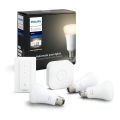 Kit básico Philips Hue STARTER KIT WHITE 3xE27/9W + dispositivos de interconexión 2700K
