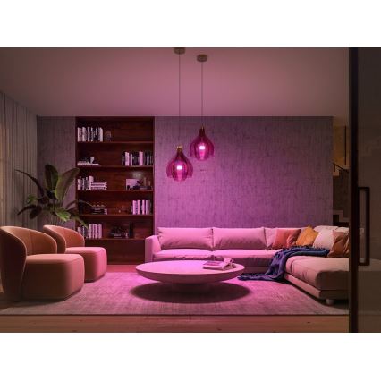 Kit básico Philips Hue WHITE AND COLOR AMBIANCE 3xE27/9W/230V 2000-6500K + dispositivo de conexión