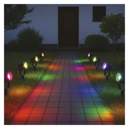 Lámpara exterior regulable LED RGBIC GoSmart - ampliación LED/1,5W/12V 3000-6500K IP65 Wi-Fi Tuya