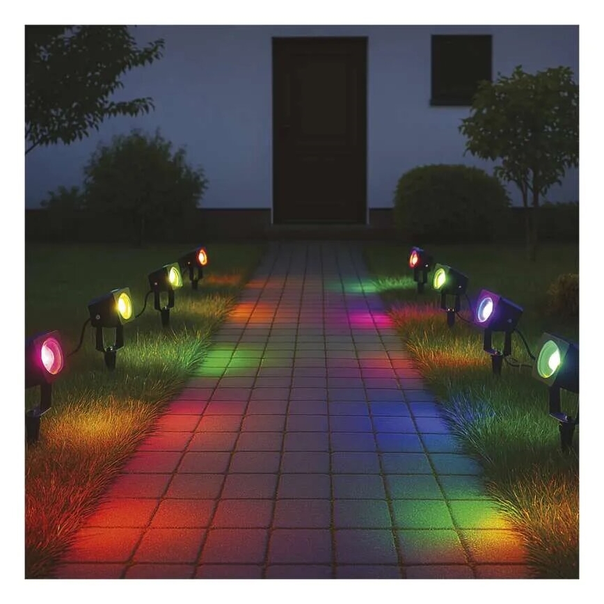 Lámpara exterior regulable LED RGBIC GoSmart - ampliación LED/1,5W/12V 3000-6500K IP65 Wi-Fi Tuya