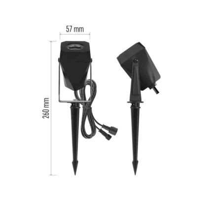 Lámpara exterior regulable LED RGBIC GoSmart - ampliación LED/1,5W/12V 3000-6500K IP65 Wi-Fi Tuya