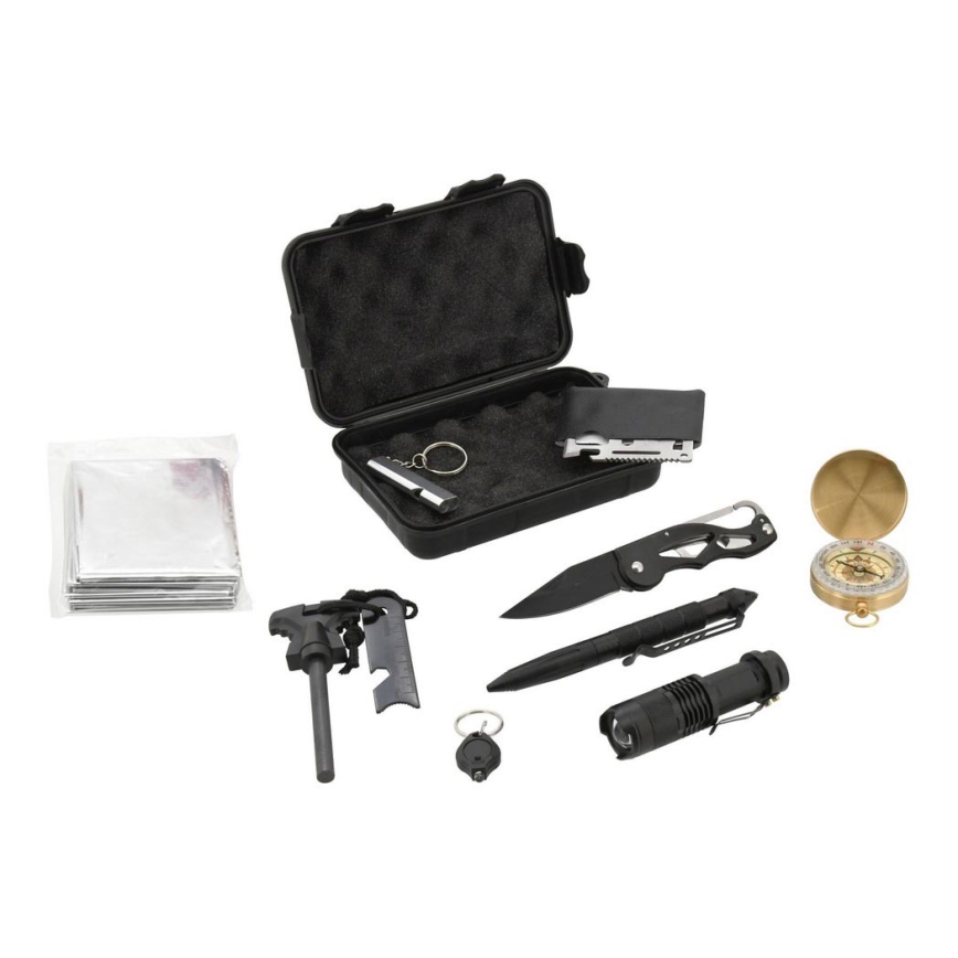 Kit de supervivencia SOS 10 pz 1xAA