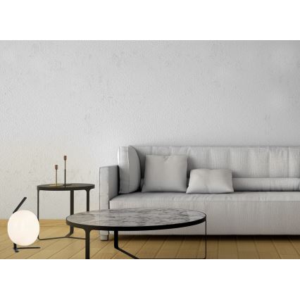 Lámpara de mesa VESTA 1xE27/7W/230V blanco/negro