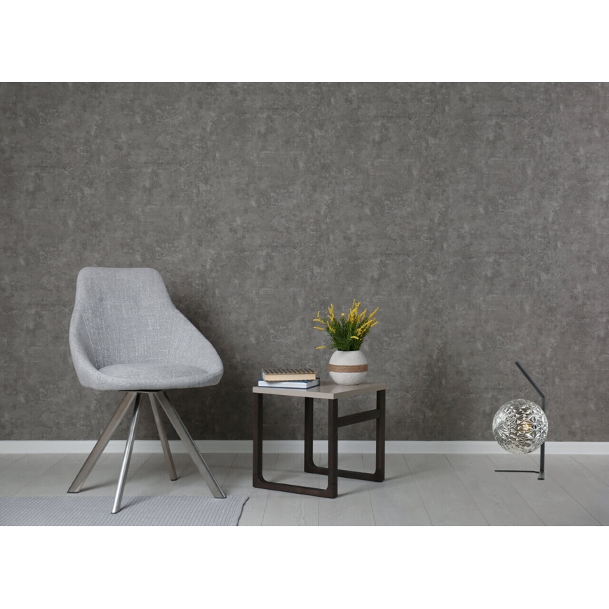 Lámpara de mesa JUNO 1xE27/7W/230V gris/negro