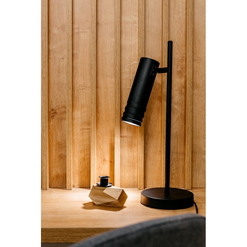 Lámpara de mesa DRILL 1xGU10/4W/230V negro