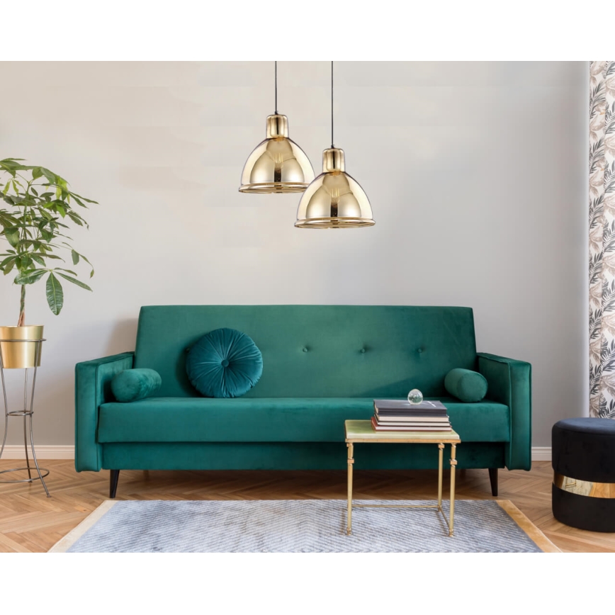 Lámpara colgante CREATE 1xE27/11W/230V dorado