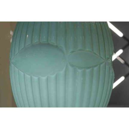Lámpara colgante ELLIPTIC 1xE27/11W/230V verde