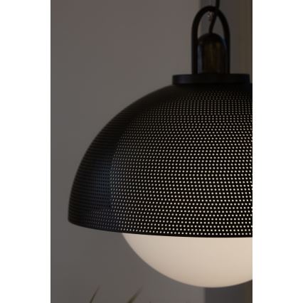 Lámpara colgante GRAVEN 1xE27/11W/230V negro