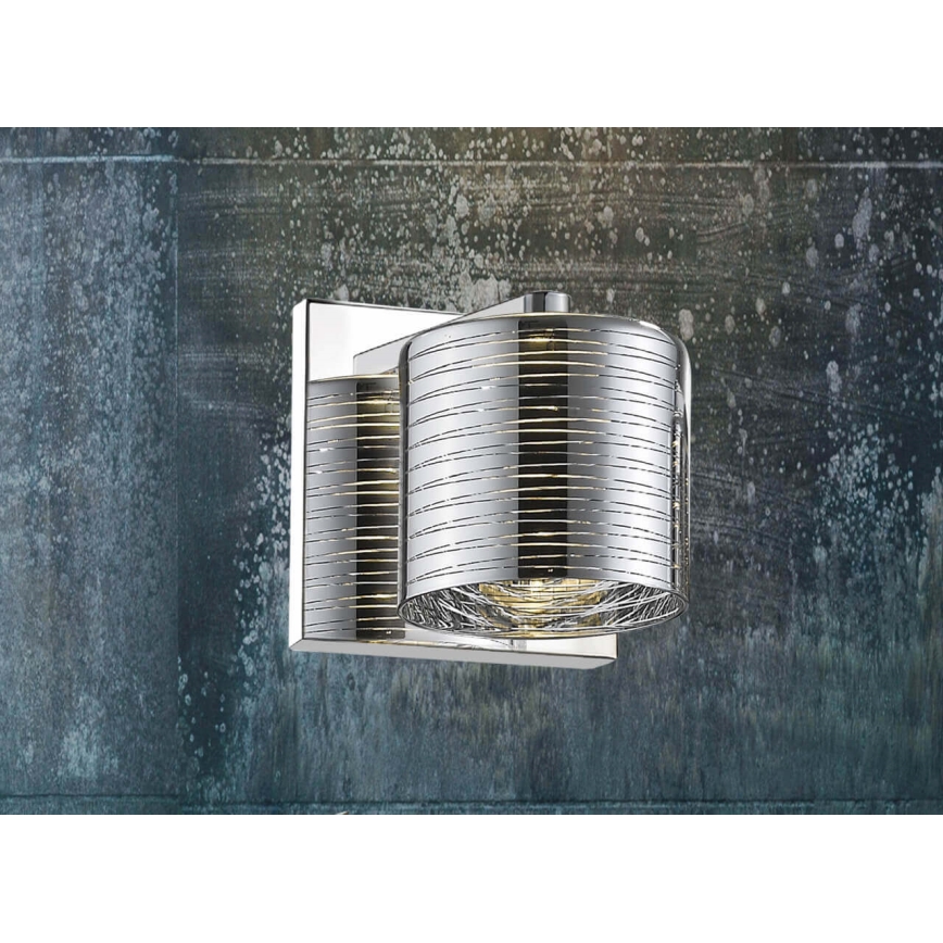 Aplique EVOLUTION 1xG9/3W/230V cromo brillante