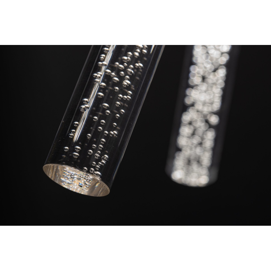 Lámpara LED colgante con cable EIRENE 12xLED/5W/230V dorado