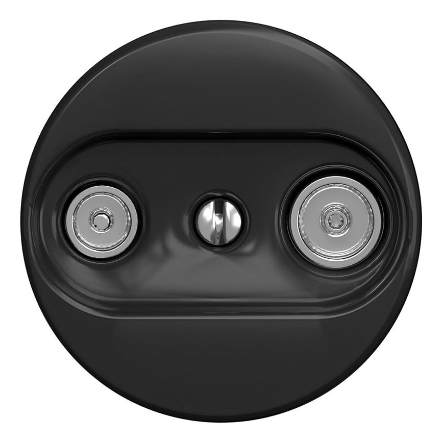 Kliklap - Enchufe de abonado vintage TV+R (continua) sin marco negro