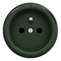 Kliklap - Enchufe retro doméstico sin embellecedor 230V verde