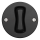Kliklap - Interruptor de escalera vintage sin marco n° 6 negro