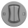 Kliklap - Interruptor de serie vintage sin marco n.º 5 gris