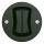 Kliklap - Interruptor de serie vintage sin marco n.º 5 verde