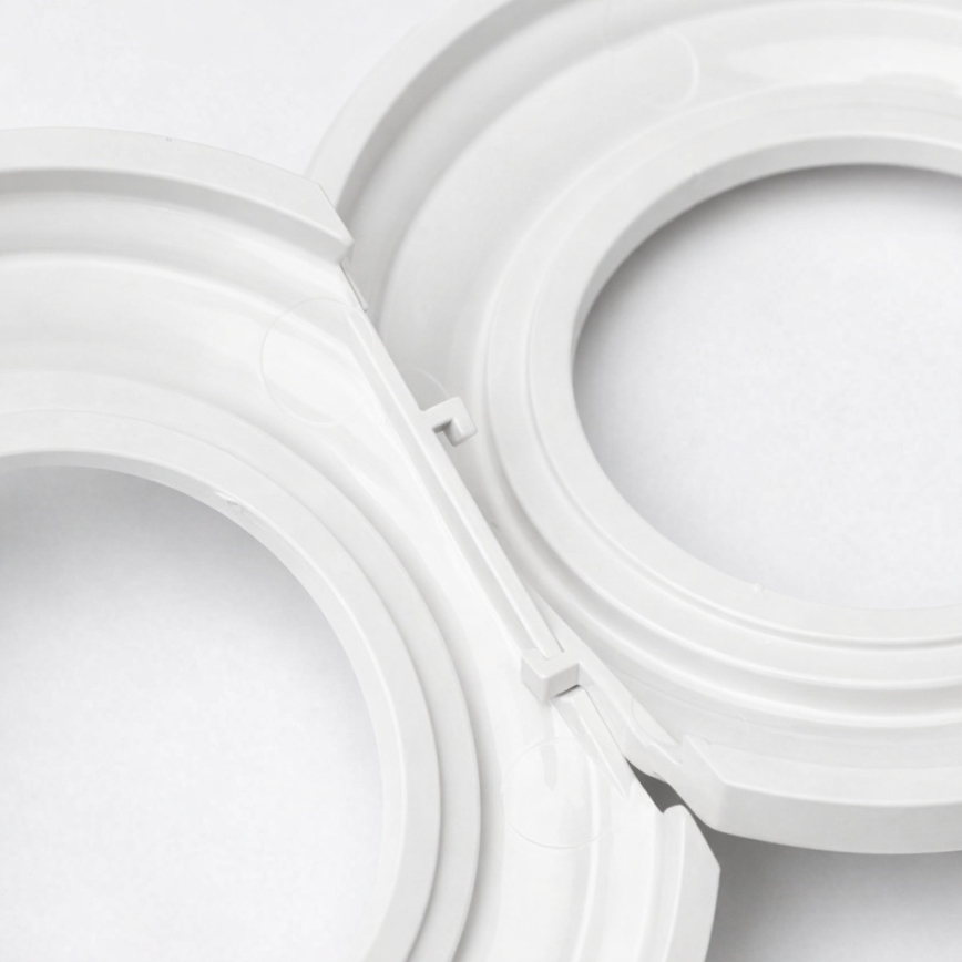 Kliklap - Interruptor unipolar retro n.º 1 y toma de corriente de 230 V con marco en blanco nieve