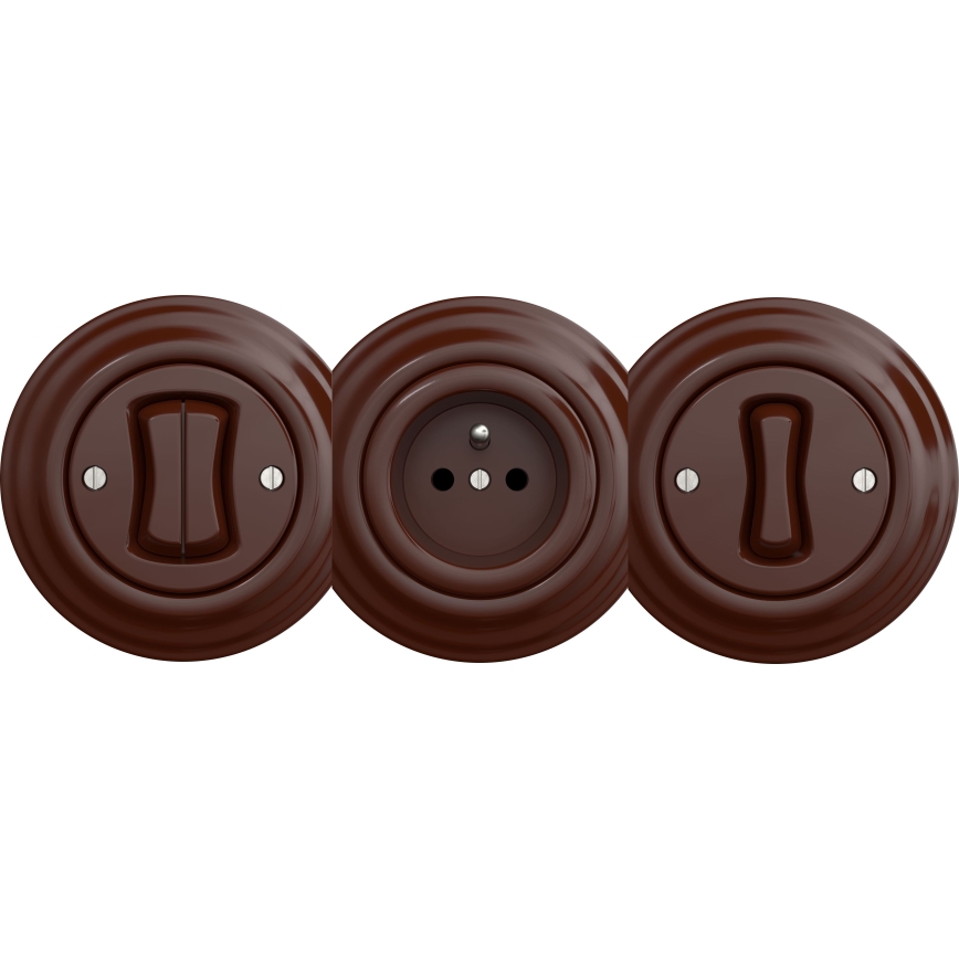 Kliklap - Marco retro lateral marrón