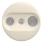 Kliklap - Retro toma mural TV+R (pasante) sin marco beige