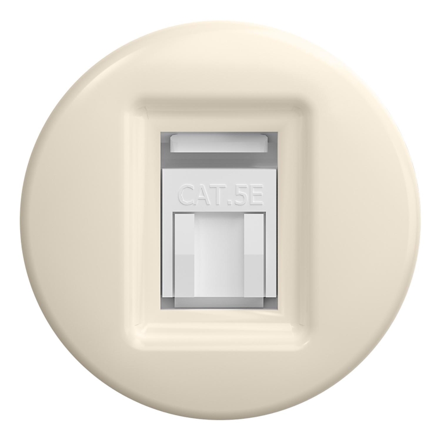 Kliklap - Toma de datos retro sin marco beige