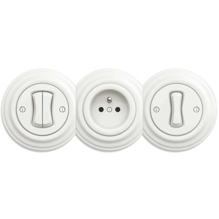 Kliklap - Vintage Marco simple blanco
