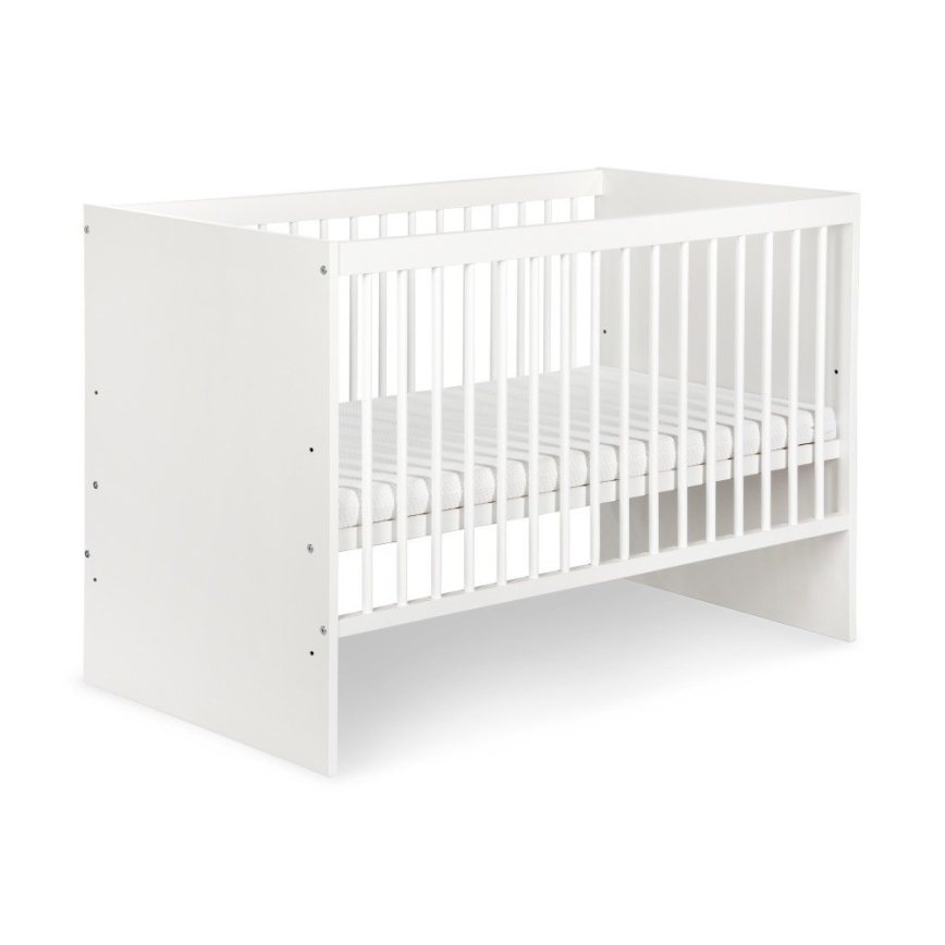 KLUPŚ - Cuna infantil KAROLINA I 120x60 cm pino/blanco