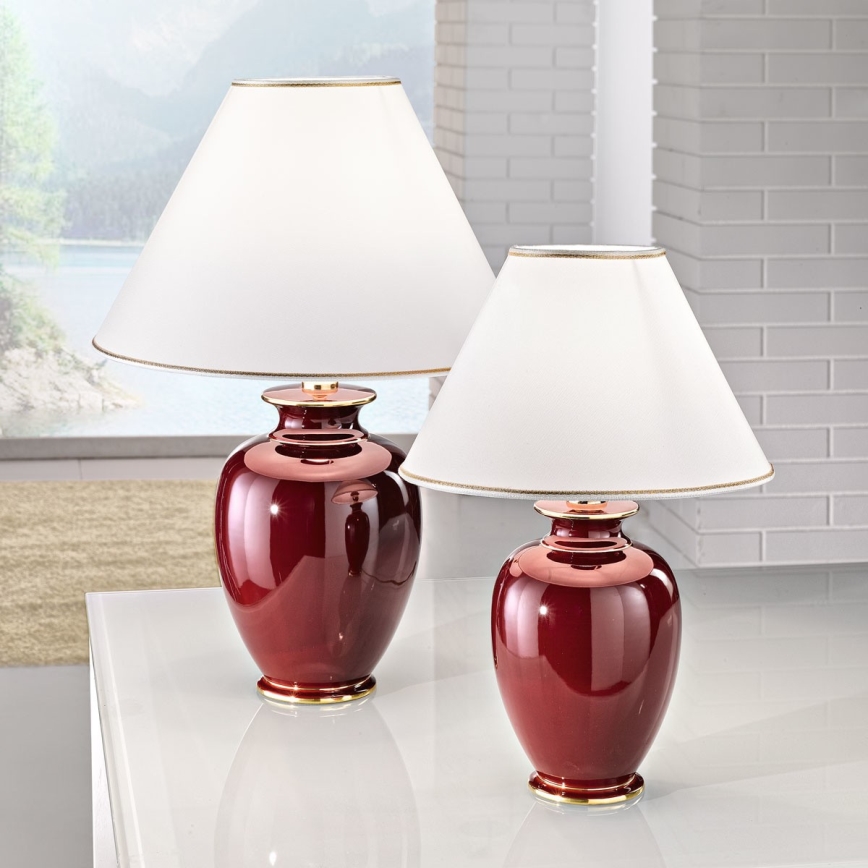 Kolarz 0014.74.7 - Lámpara de mesa BORDEAUX 1xE27/100W/230V