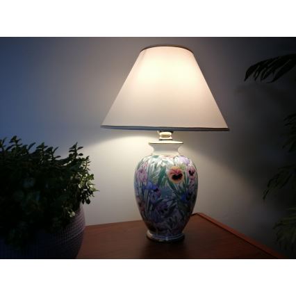 Kolarz 0014.74 - Lámpara de mesa GIARDINO 1x E27/100W/230V