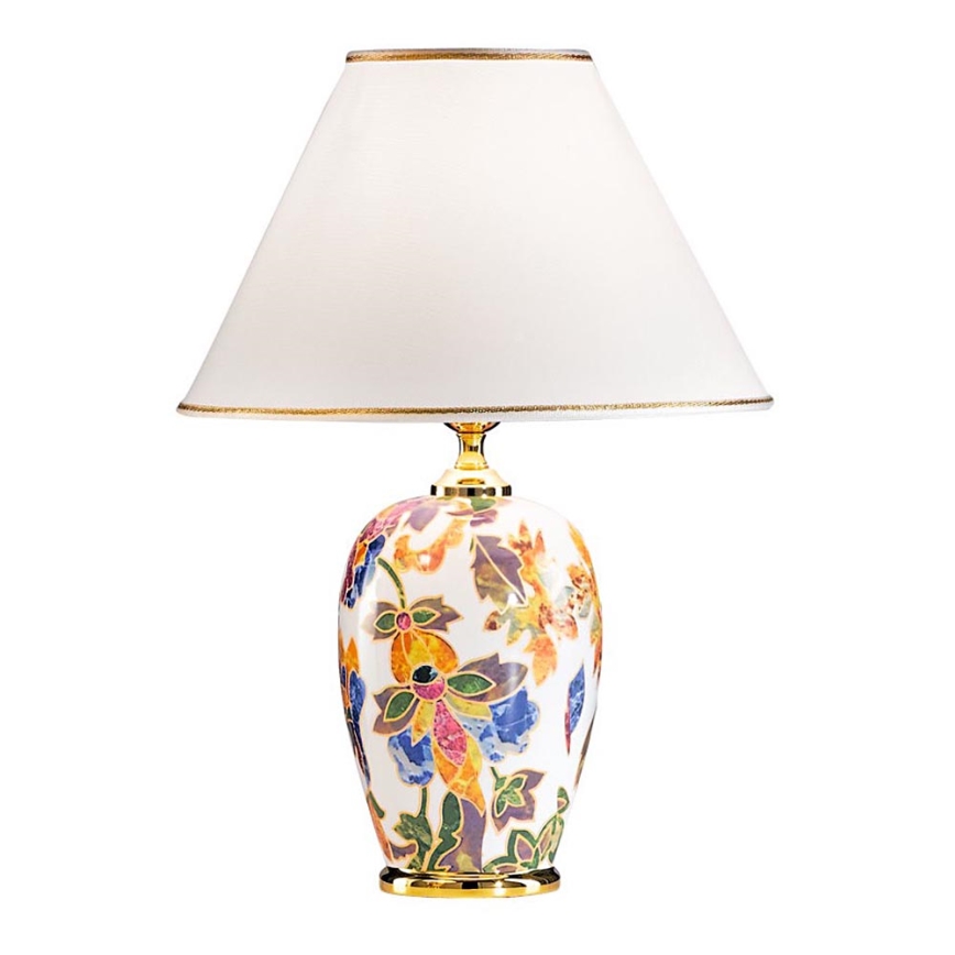 Kolarz 0094.70S - Lámpara de mesa DAMASCO 1xE27/60W/230V