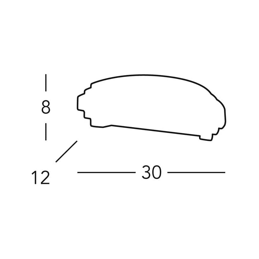 Kolarz 0290.61 - Aplique STIEGEL 1xE27/60W/230V