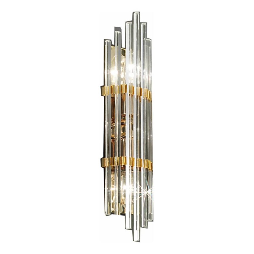 Kolarz 0342.62M.3 - Aplique ONTARIO 2xE14/40W/230V 41 cm 24K dorado