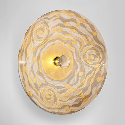 Kolarz 0415.61XL.3.Ch - Aplique LUNA 1xE27/100W/230V 24K dorado