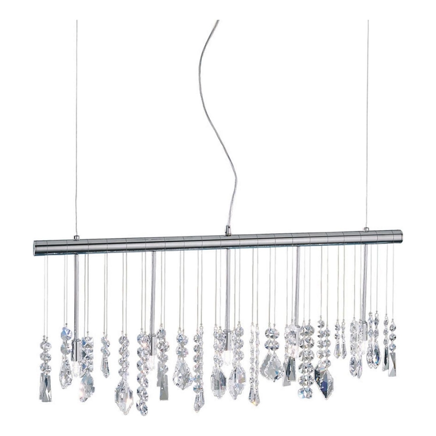 Kolarz 104.85.5 - Lámpara de araña de cristal colgante STRETTA 5xG9/40W/230V cromo brillante