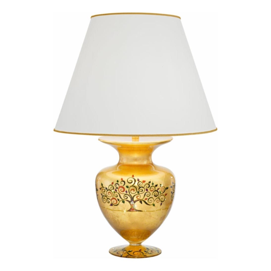 Kolarz 1417.71M.Mu - Lámpara de mesa ANFORA 1xE27/100W/230V 24K dorado